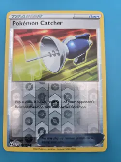 POKEMON CATCHER #138/159 POKEMON Crown Zenith Reverse Holo LP - Image 1