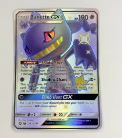 Pokemon Banette GX SV61/SV94 Hidden Fates: Shiny Vault Holo Mint - Image 1