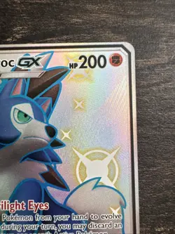 Lycanroc GX SV67/SV94 Rare Shiny GX Hidden Fates Shiny Vault Pokemon Near Mint - Image 3