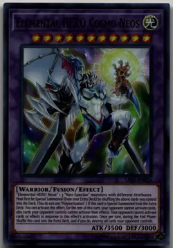 Elemental HERO Cosmo Neos Super Rare Savage Strike SAST-EN036 LP - Image 1