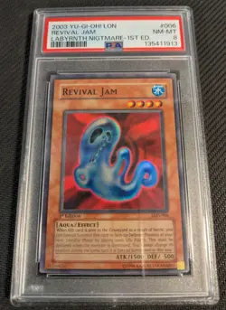 Yugioh Revival Jam LON-006 1st Edition Super Rare PSA 8 NM-MT! - Image 1