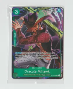 Dracule Mihawk (Illustration Box Vol.4) ST12-003 Promo - One Piece - Sealed - Image 1