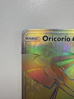 Oricorio GX 255/236 Cosmic Eclipse Rainbow Secret Rare Full Art Pokemon Card NM - Image 3
