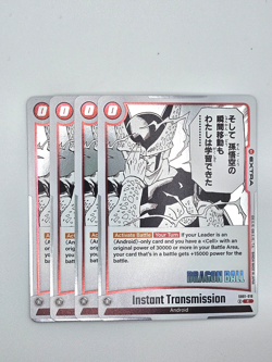 X4 DRAGON BALL CARD GAME SB01-016 Instant Transmission C MANGA BOOSTER - Image 1