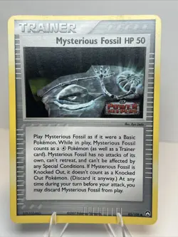 LP Mysterious Fossil 85/108 Reverse Holo Power Keepers AUTHENTIC Pokemon Card - Image 1