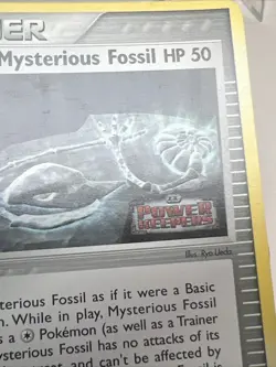 LP Mysterious Fossil 85/108 Reverse Holo Power Keepers AUTHENTIC Pokemon Card - Image 4