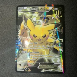 Pikachu EX XY124 Full Art Promo – Pokemon TCG – Read Description Rare Card - Image 3