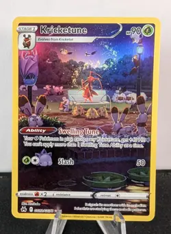 Kricketune Crown Zenith: Galarian Gallery #GG02/GG70 Pokemon Card TCG - Image 1