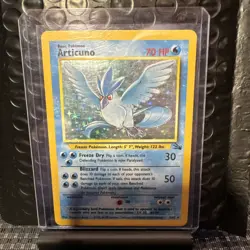 Articuno Holo 009/034 English Pokemon Trading Card Game Classic 2023 DMG - Image 1