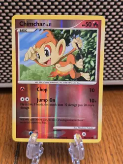 Pokemon TCG Chimchar Platinum 97/147 Common Reverse Holo Card - Image 1