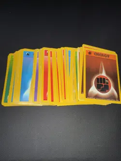 Vintage 1999 Pokemon Energy Cards Lot of 73 Mix of All 6 Colored Cards - Image 1