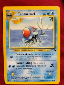Pokemon Card - Tentacruel Southern Islands 10/18 Promo Vintage 2001 - Image 1