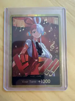 Uta GOLD Don!! One Piece Eb03 Heroines Card Bandai Game English - Image 3