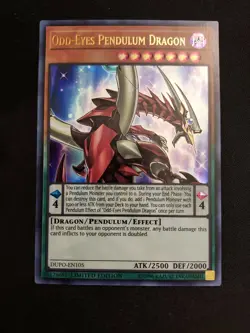 Yugioh - Odd-Eyes Pendulum Dragon - Holographic Ultra Rare Limited Edition Card - Image 1