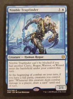 MTG #72/280 NIMBLE TRAPFINDER Rare Zendikar Rising unplayed card⚔NM/MT - Image 1