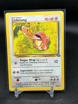 Pokemon TCG Lickitung Jungle Card 38/64 Unlimited Uncommon - Image 1