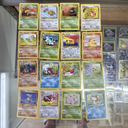 Jungle Set - 27 Card Lot 27/32 Common & Uncommon Pokemon Card Set - WOTC - Image 1