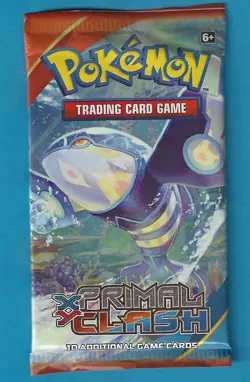 Pokemon "Primal Clash" 10-Card Sealed Booster Pack (Kyogre) X1 - Image 1