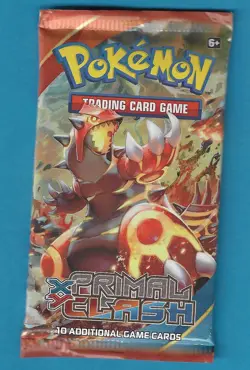 Pokemon "Primal Clash" 10-Card Sealed Booster Pack (Groudon) X1 - Image 1