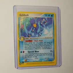 Golduck 17/100 EX Sandstorm 2003 Non-Holo Rare Pokemon Card Near Mint - Image 1