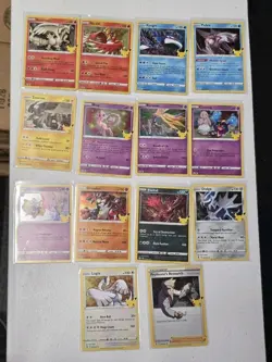 Pokemon Celebrations | 14 Card Lot! | Mew, Lugia, Dialga, Ho-oh, Groudon - Image 1