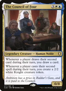 The Council of Four Foil - Commander Legends: Battle For Baldur'S Gate MTG-NM - Image 1