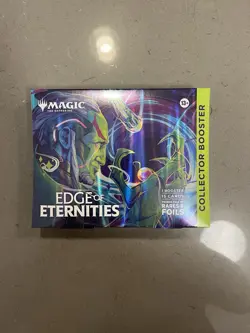 Magic The Gathering Edge Of Eternities Collector Omega Booster Box IN HAND - Image 1