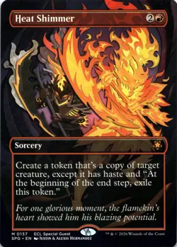 Heat Shimmer BORDERLESS Special Guests Magic MTG NM - Image 1