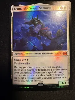 Leonardo, Sewer Samurai Teenage Mutant Ninja Turtles Foil - Image 1