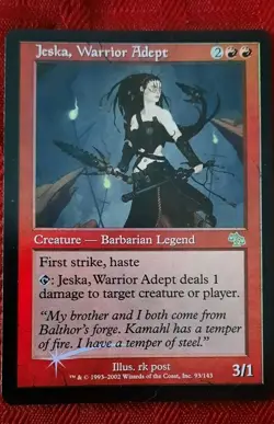 Mtg Judgment foil Jeska, Warrior Adept - Image 2