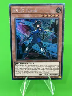 Yu-Gi-Oh Justice Hunters K9-17 Izuna Collectors Rare JUSH-EN031 NM!!! - Image 1