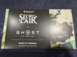 GHOST OF TSUSHIMA MAGIC THE GATHERING SECRET LAIR SEALED -RAINBOW FOIL -SEALED - Image 1