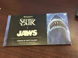 Magic The Gathering Secret Lair Series Jaws Rainbow Foil Set - Image 1