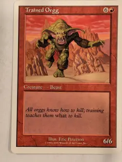 Trained Orgg - Starter 2000 - Magic the Gathering MTG Nice! - Image 1
