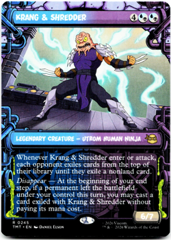 Krang & Shredder (Showcase) - [Teenage Mutant Ninja Turtles] MTG TMT 0245 💧💀 - Image 1