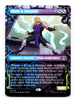Krang & Shredder (Showcase) - [Teenage Mutant Ninja Turtles] MTG TMT 0245 💧💀 - Image 3