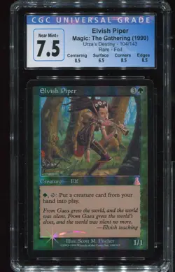 Elvish Piper Foil Urza's Destiny CGC 7.5 MTG magic #3514 - Image 1