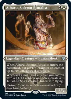 MTG - Alharu, Solemn Ritualist - Foil Etched - Commander Legends - NM, English M - Image 1