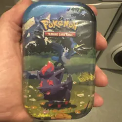 Pokemon TCG Mega Evolution Ascended Heroes Mini Tin Zorua and Cramorant New Seal - Image 1