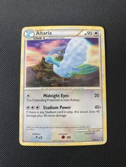 Pokemon Altaria 2/102 Triumphant Holo Rare VLP - Image 1