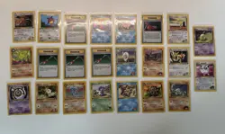 23x 1st Edition Vintage Pokemon Card Lot WOTC Gym Heroes/Challenge + Neo - Image 1