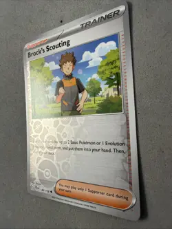 Pokemon TCG * Journey Together 146/159 Brock's Scouting Uncommon REVERSE HOLO - Image 2