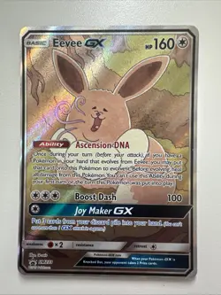 2019 Pokemon Sun & Moon Black Star Promos Eevee GX #SM233 NM - Image 1