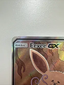 2019 Pokemon Sun & Moon Black Star Promos Eevee GX #SM233 NM - Image 3