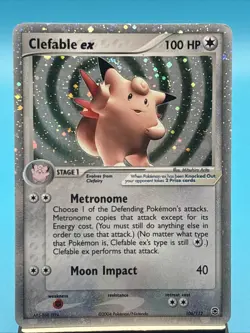 Clefable ex #106/112 - Holo Ultra Rare - 2004 Pokemon FireRed & LeafGreen - LP - Image 1