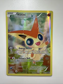 Victini XY117 Holo Full Art Pokemon TCG XY Black Star Promo 2016 NM - Image 1