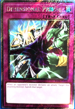 Dimensional Prison (Platinum Secret Rare) (RA04-EN132) - 1st Edition YuGiOh TCG - Image 1