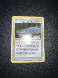 Pokemon TCG Mysterious Fossil 79/92 Holon Phantoms Holo Stamped NM/VLP - Image 1