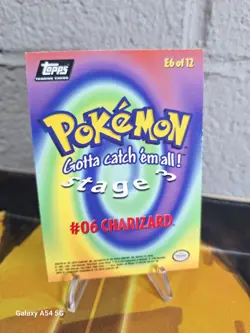 Topps Pokemon E6 of 12 #06 Charizard HOLO FOIL 1999 RARE - Image 3