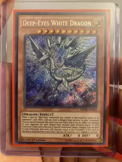 Yu-Gi-Oh Deep-Eyes White Dragon MVP1-ENS05 Secret Rare 1st Edition - Image 1